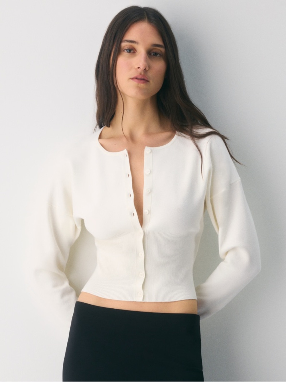 Wilfred Go Lightly Cardigan Light Birch Size Small